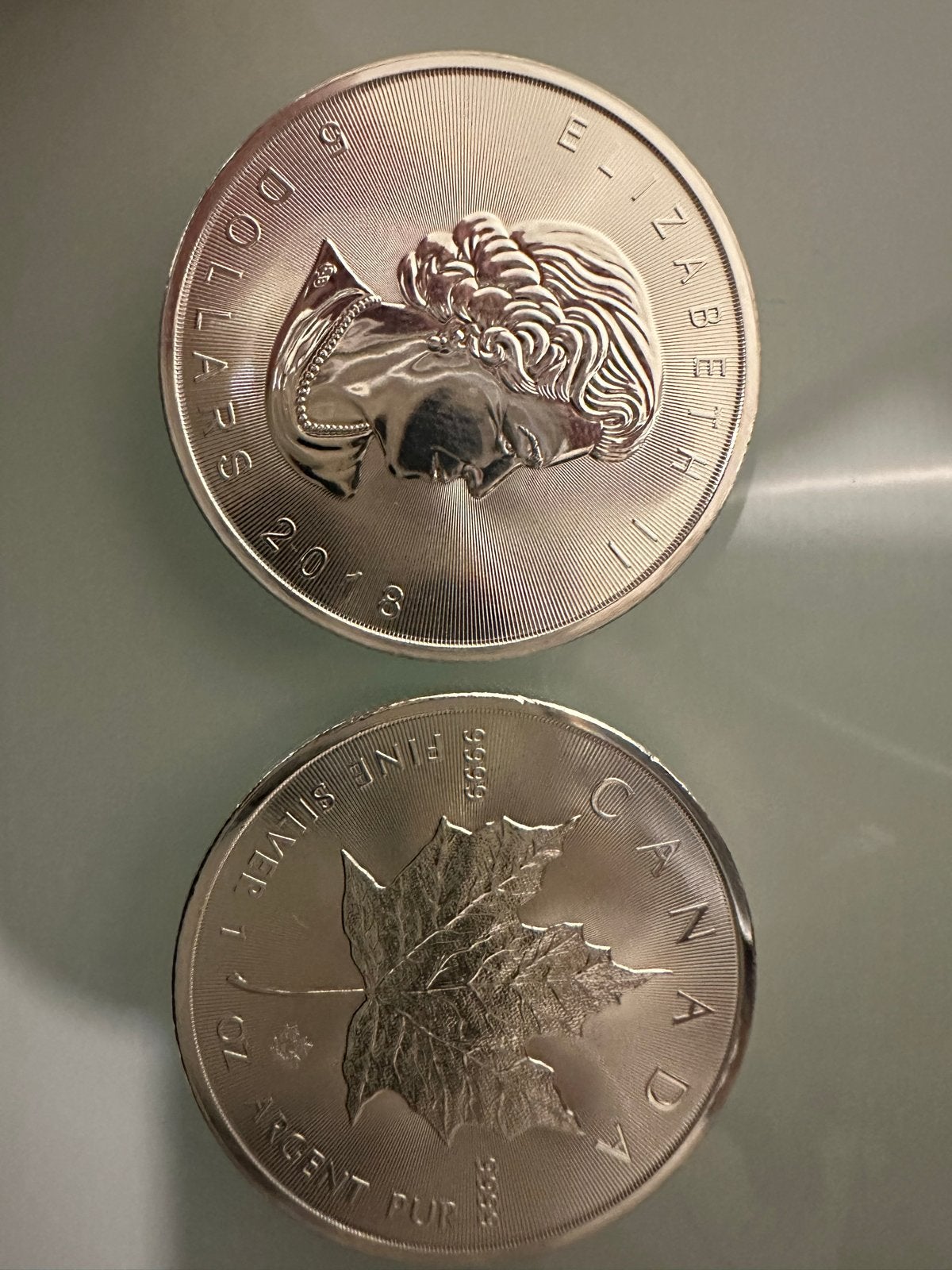Zilveren Canadese Maple Leaf munt 2018, Ophalen of Verzenden, Zuidoost-Azië, Losse munt, Zilver
