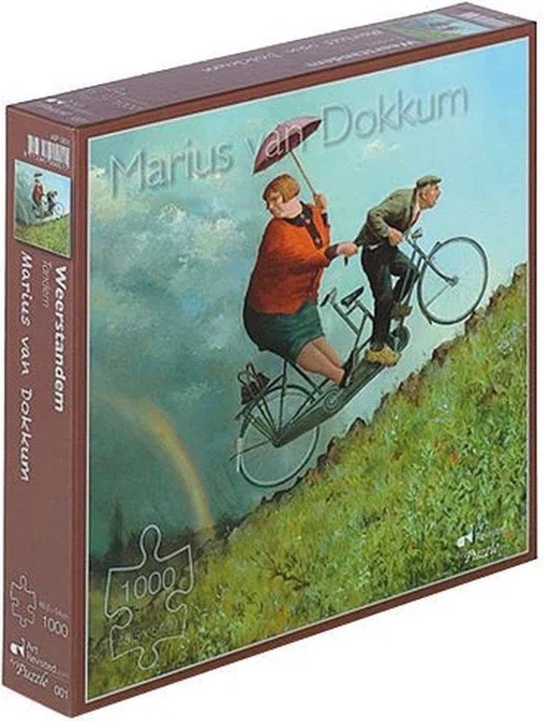 Legpuzzel nieuw 1000 stukken Marius Van Dokkum weerstandem, Hobby en Vrije tijd, Ophalen of Verzenden, 500 t/m 1500 stukjes, Nieuw