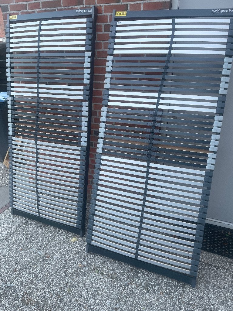 Bed lattenbodems 2 stuks, Ophalen, Overige materialen, Gebruikt, 90 cm