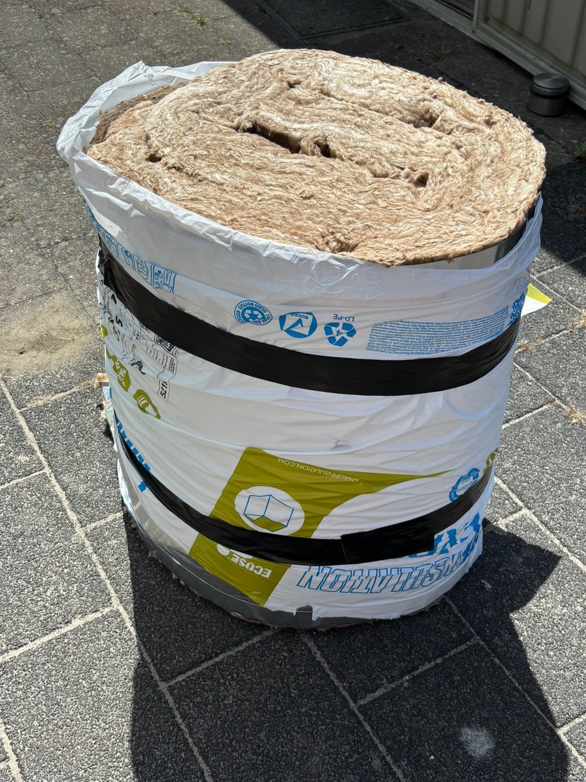 Isolatie glaswol Knauf, 4 tot 8 cm, Zo goed als nieuw, Minder dan 5 m², Glaswol