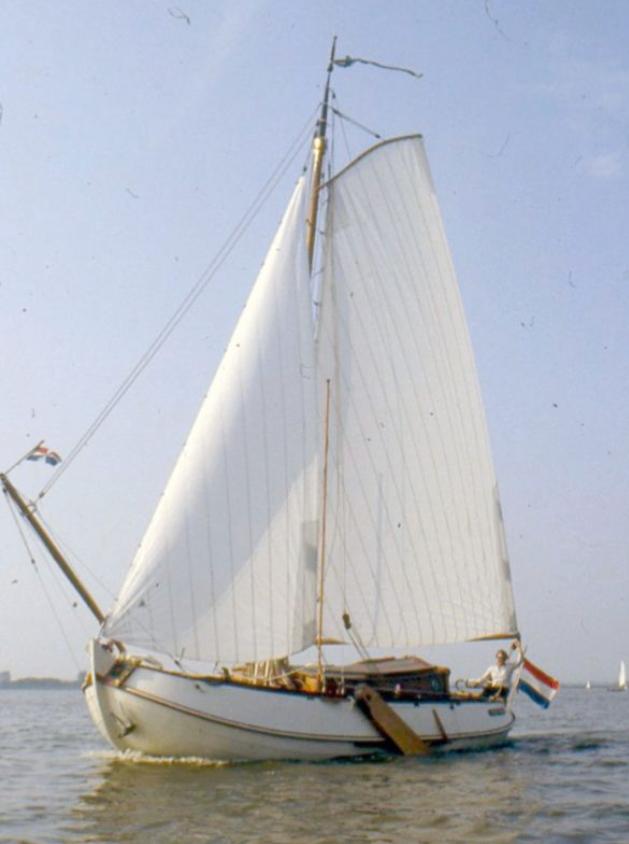 Lemster Aak J.K.Gipon afmetingen 9 x 3,25 x 0,65 meter., Ophalen, 9 m, Gebruikt, Binnenboordmotor