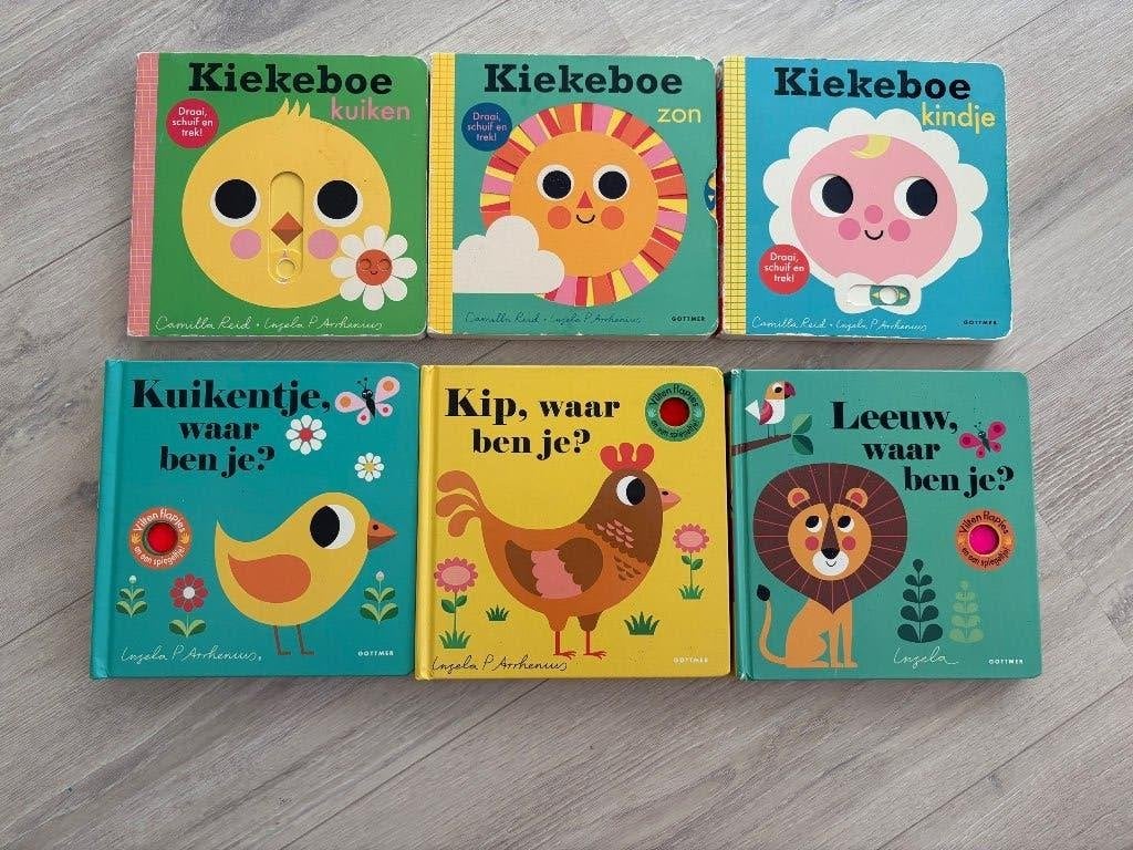 Flapjes- en schuifboekjes (kiekeboe, waar ben je), Boeken, Ophalen, Gelezen, Uitklap-, Voel- of Ontdekboek