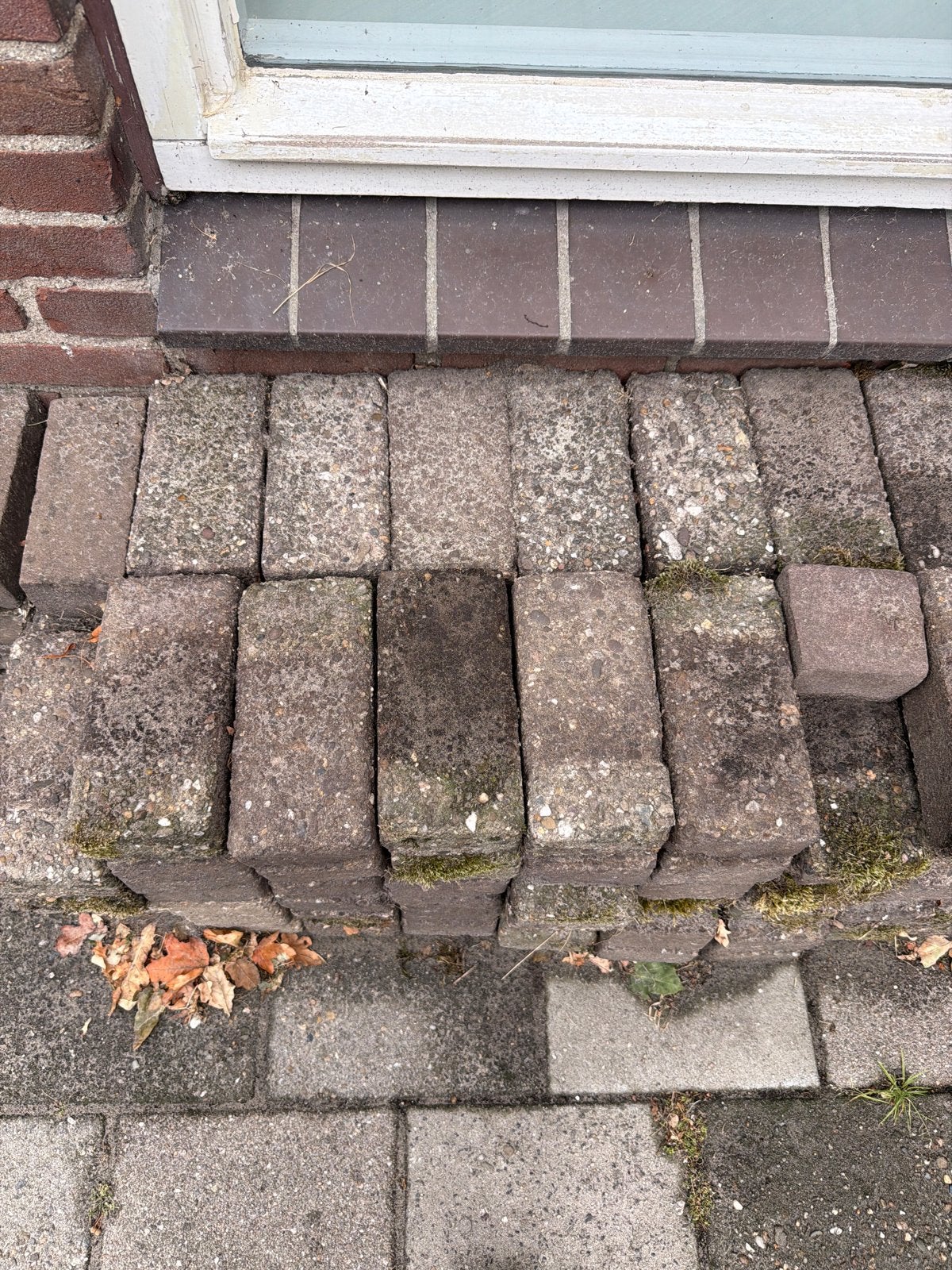 Gratis af te halen klinkers 21x10x7, Ophalen, Gebruikt, Beton, Klinkers