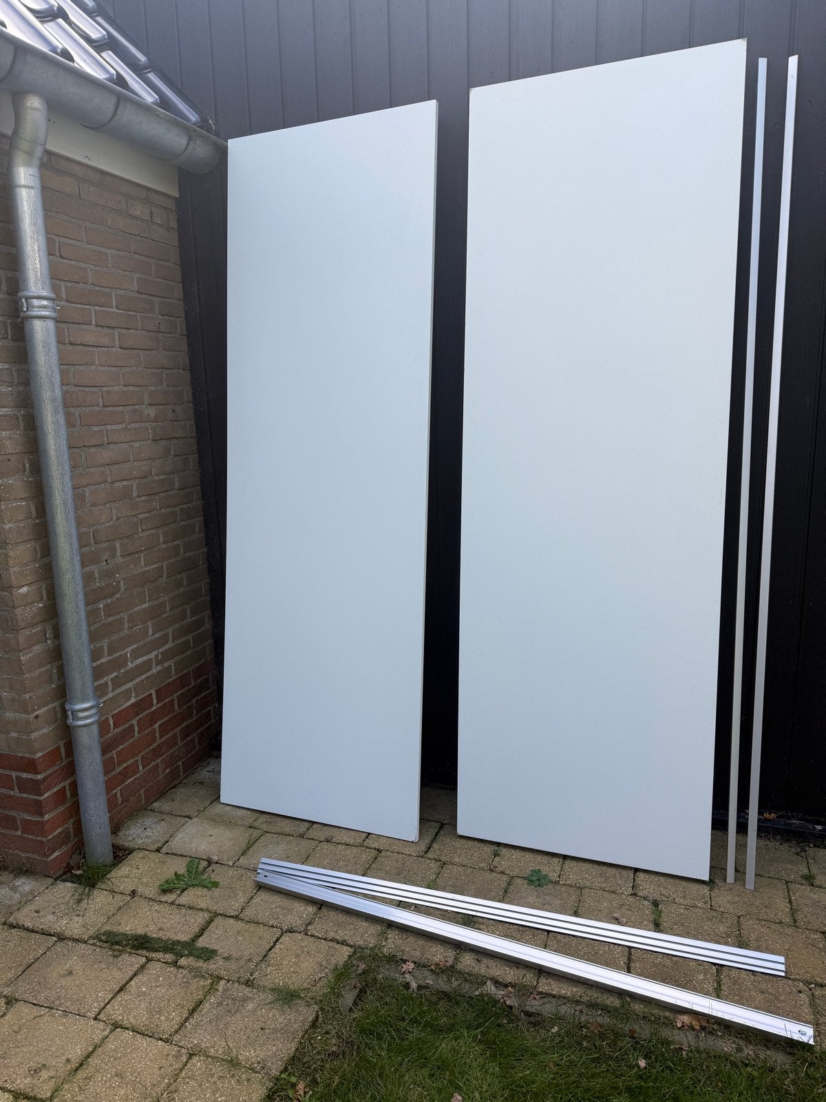 Gratis afhalen: gebruikte PAX schuifdeuren kast 236cm hoog, Gebruikt, Binnendeur, Schuifdeur, Ophalen