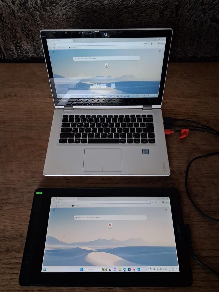 Huion Kamvas 13, Creative Pen Display met kabels, zonder pen, Ophalen of Verzenden, Gebruikt, Bedraad, Kamvas 13