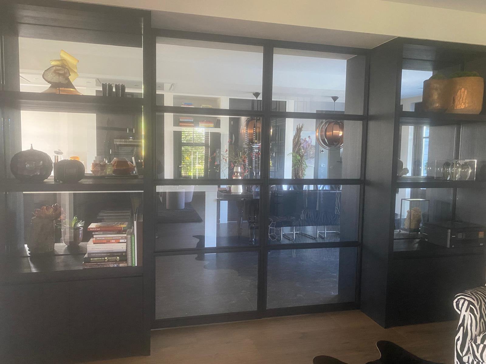 Dubbele kamer en suite kasten zwart, Ophalen, 100 tot 150 cm, 200 cm of meer, Zo goed als nieuw