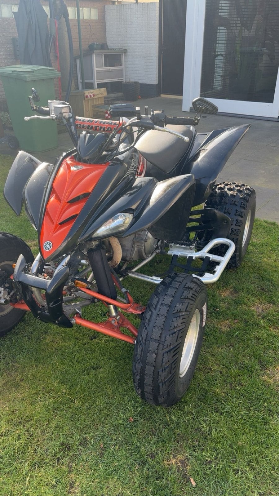 Yamaha raptor YFM350R, Ophalen