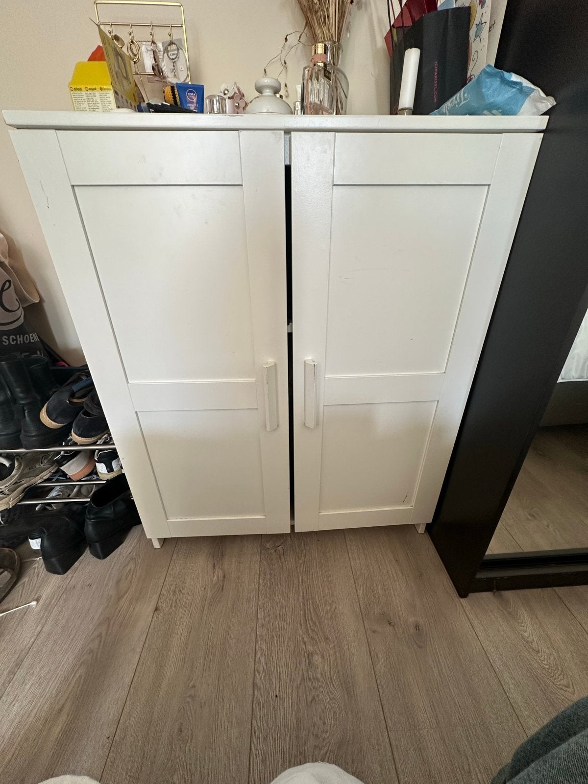 Ikea Brimnes Kast Wit - 78x95 cm, Huis en Inrichting, Ophalen, Overige materialen, Gebruikt, 50 tot 100 cm