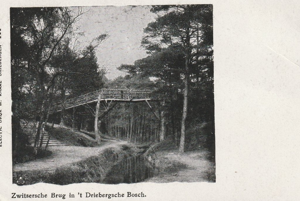 DRIEBERGEN Zwitsersche Brug, Verzenden, Voor 1920, Ongelopen, Utrecht