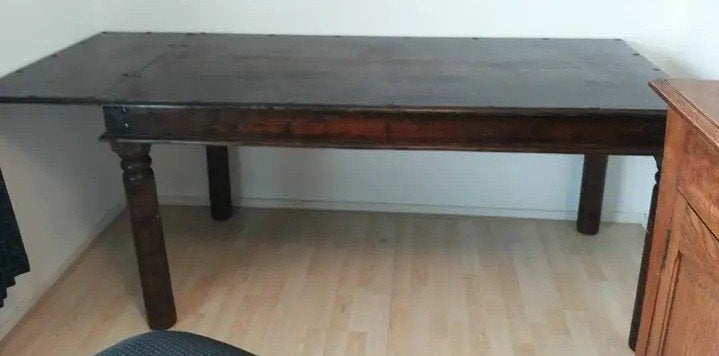massief houten tafel, Huis en Inrichting, Ophalen, Gebruikt, 50 tot 100 cm, 150 tot 200 cm
