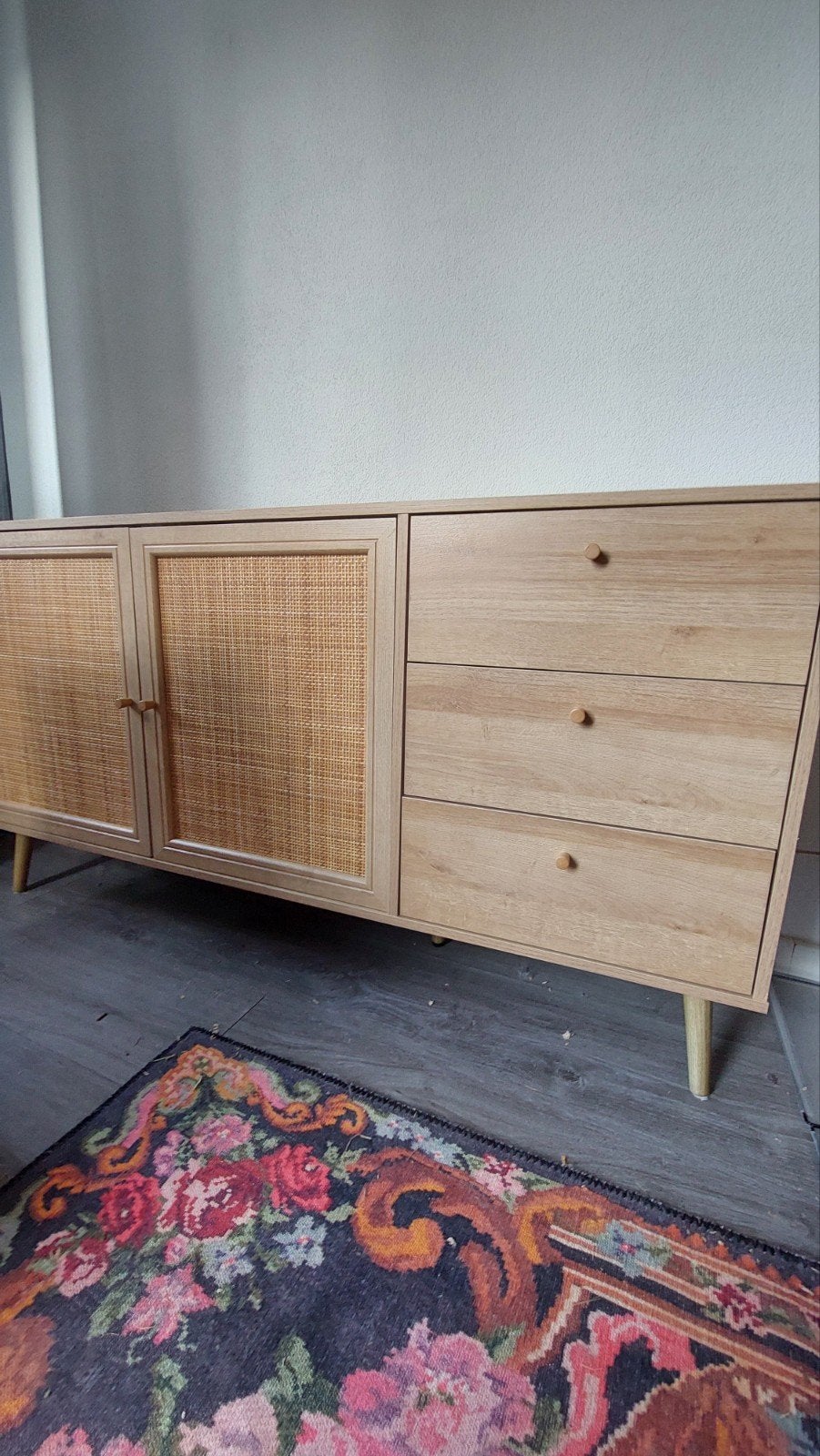 Boho dressoir kast, Huis en Inrichting, Kasten | Dressoirs, 150 tot 200 cm, 25 tot 50 cm, Ophalen