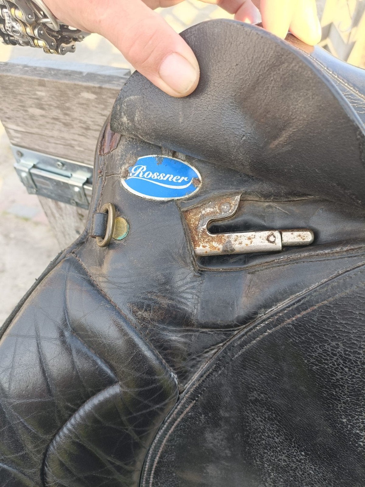 Te koop Rossner veelzijdigheidszadel, Ophalen, Gebruikt, Vlakke zit, Rossner