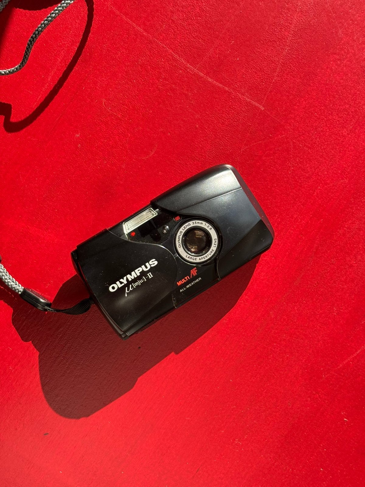 Olympus mju ii, Ophalen of Verzenden, Gebruikt, Compact, Olympus