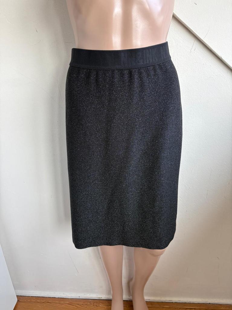 Penn & Ink rok rokje maat xl 42/44 zwart zilver glitter, Kleding | Dames, Zwart, Maat 42/44 (L), Ophalen of Verzenden, Zo goed als nieuw