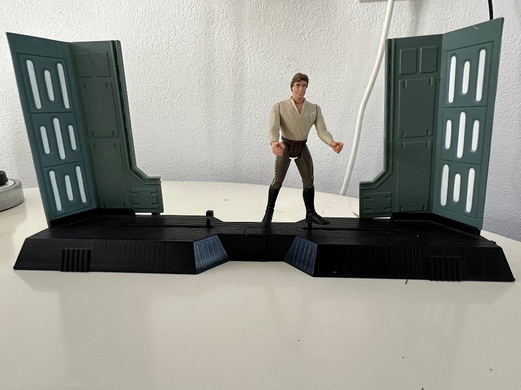 Star Wars Han Solo actiefiguur met speelset IZGS!, Verzamelen, Star Wars, Ophalen of Verzenden, Gebruikt, Overige typen