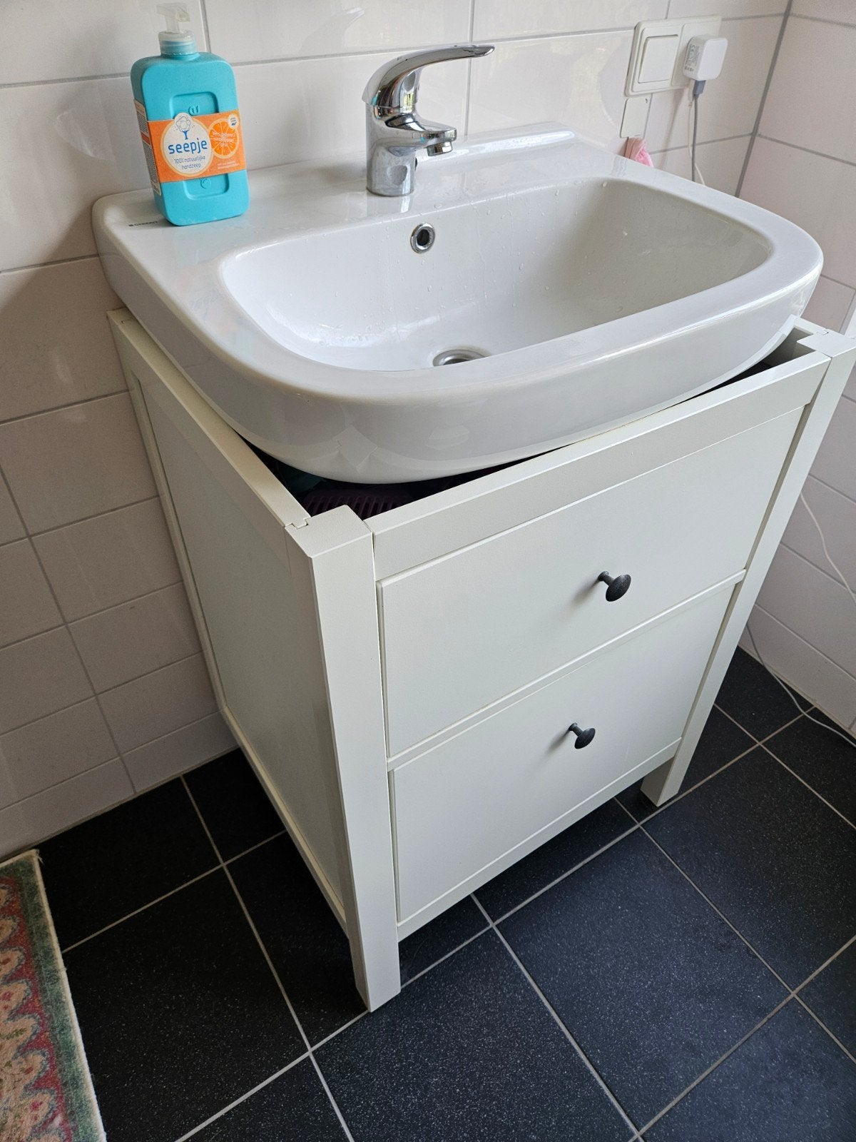 Ikea Hemnes wastafelkast - 60x40 cm, Ophalen, 25 tot 50 cm, Minder dan 100 cm