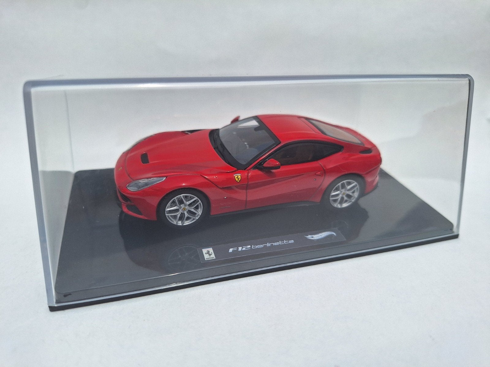Ferrari F12 Berlinette - rood - HotWheels Elite, Ophalen of Verzenden, Zo goed als nieuw, Auto, Overige merken