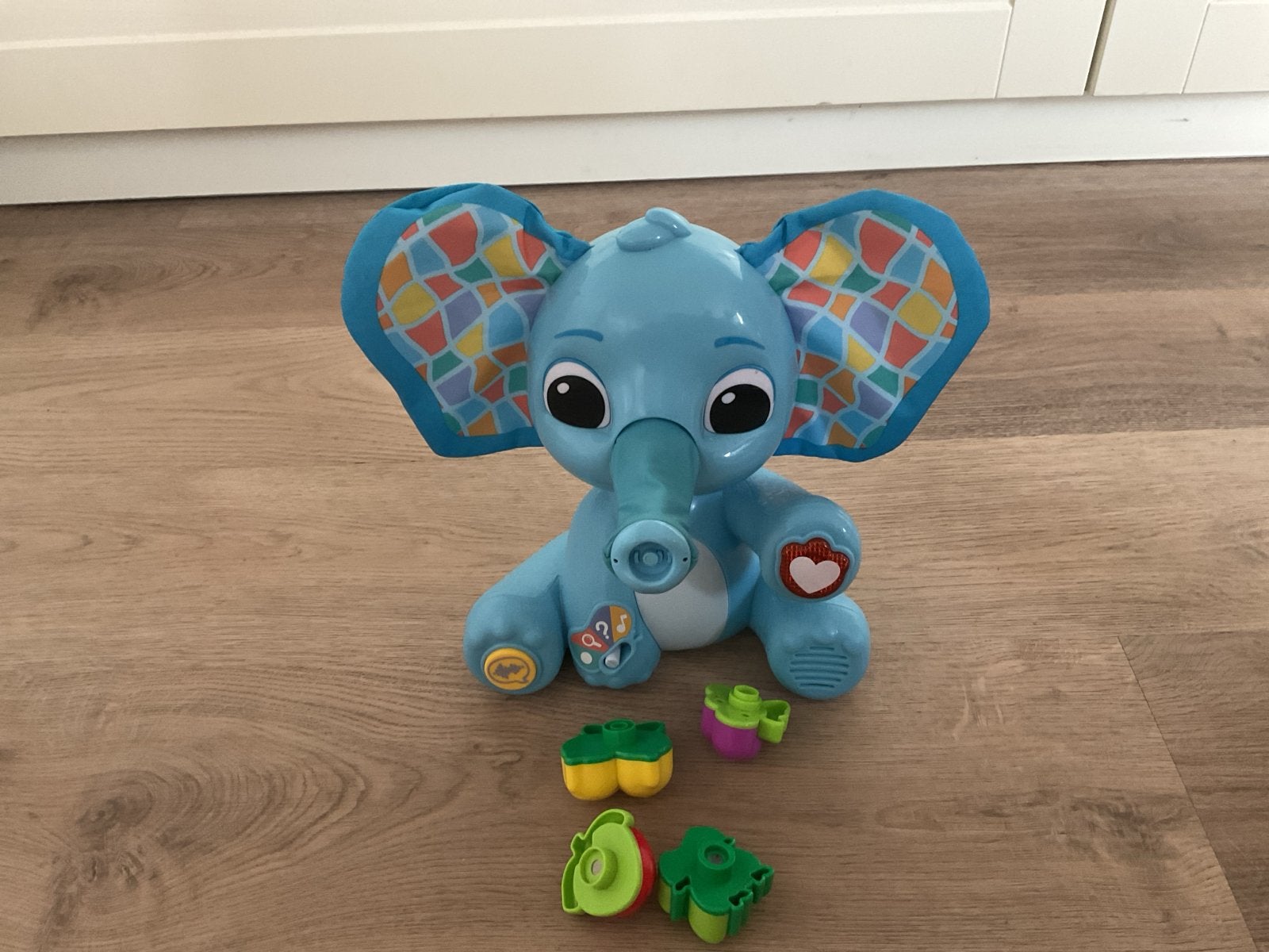 VTech DierenOlifant met Vormen, Ophalen, Zo goed als nieuw, Overige typen, Met licht