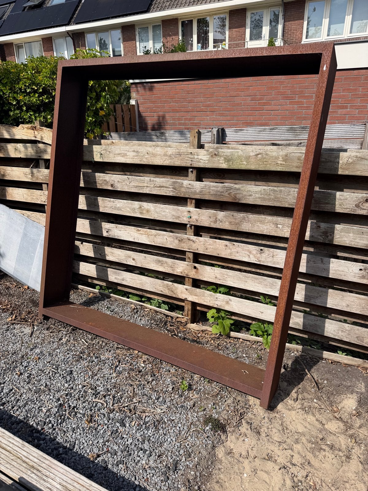 Cortenstaal Houtopslag - 210x202x30 cm - Snel Ophalen!, Ophalen
