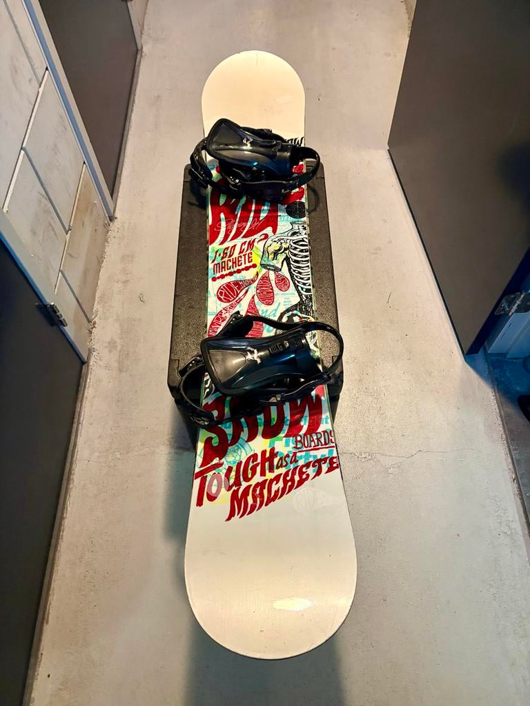 Ride Machete Snowboard 160 cm met bindingen, Sport en Fitness, Snowboarden, Gebruikt, Board, Ophalen of Verzenden
