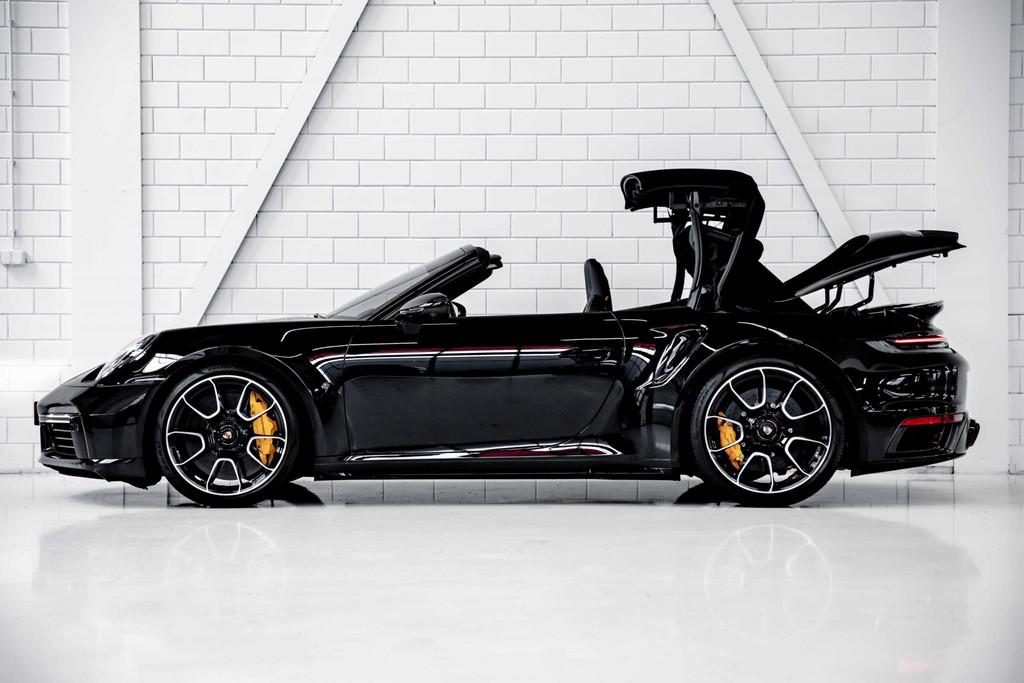 Porsche 911 Cabrio 3.8 Turbo S *NP 360.000* l Akrapovic l Bu, Auto's, Porsche, Automaat, Gebruikt, Cabriolet, 4 stoelen