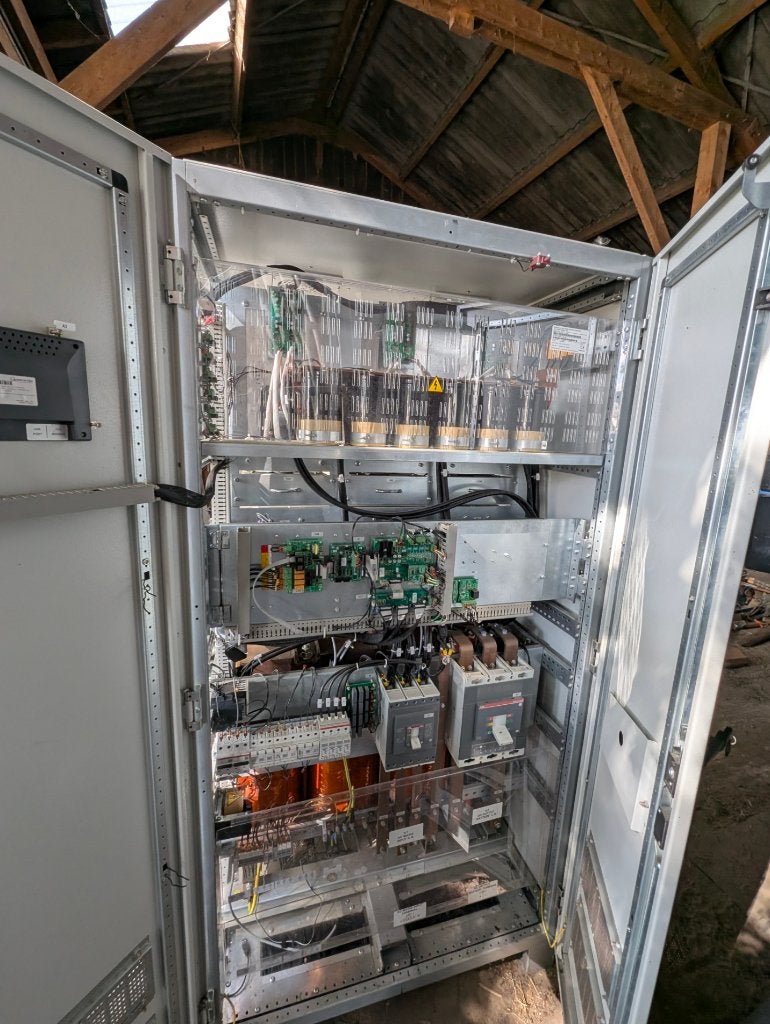 Bidirectionele Omvormer / Batterijlader 480VDC 400A, Ophalen, Gebruikt