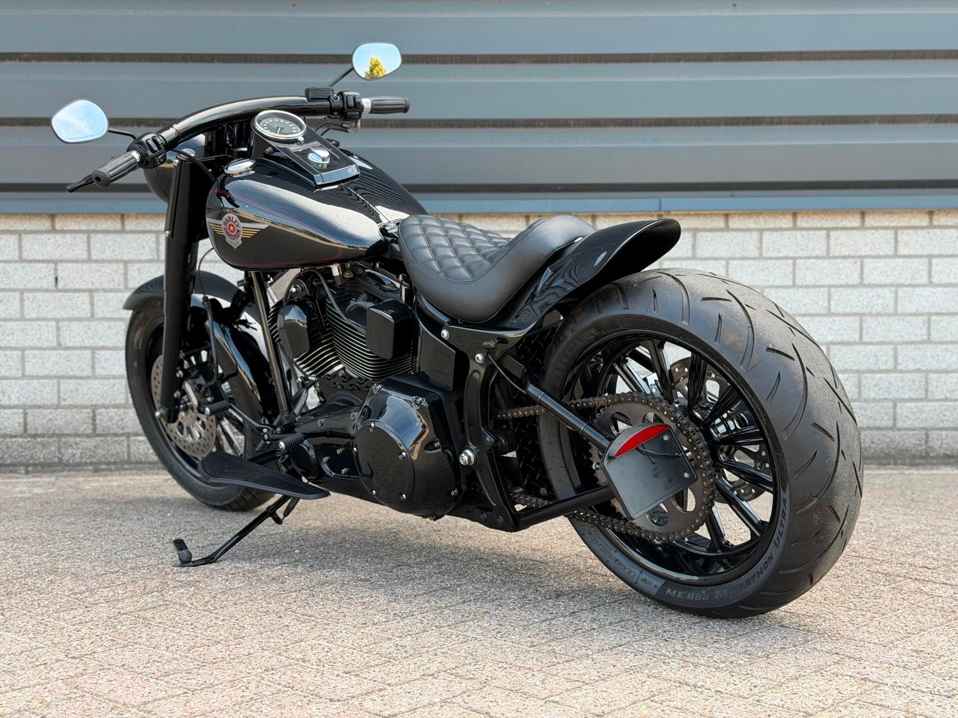 Harley Davidson FLSTF Fat Boy 88 twin came Custom chopper, Chopper, Bedrijf, 1449 cc, Meer dan 35 kW