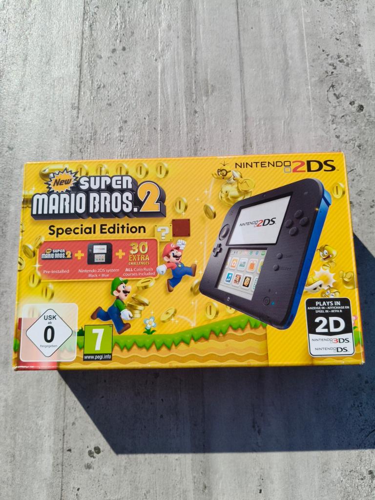 Nintendo 2DS console New Super Mario Bros. 2 Special Edition, Spelcomputers en Games, Spelcomputers | Nintendo 2DS en 3DS, Zo goed als nieuw