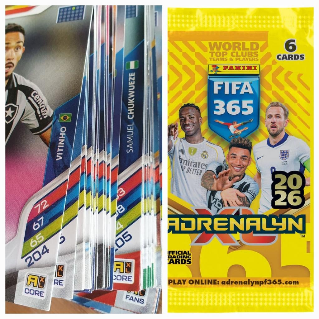 Fifa 365 adrenalyn 2026 panini voetbalkaarten, Ophalen of Verzenden