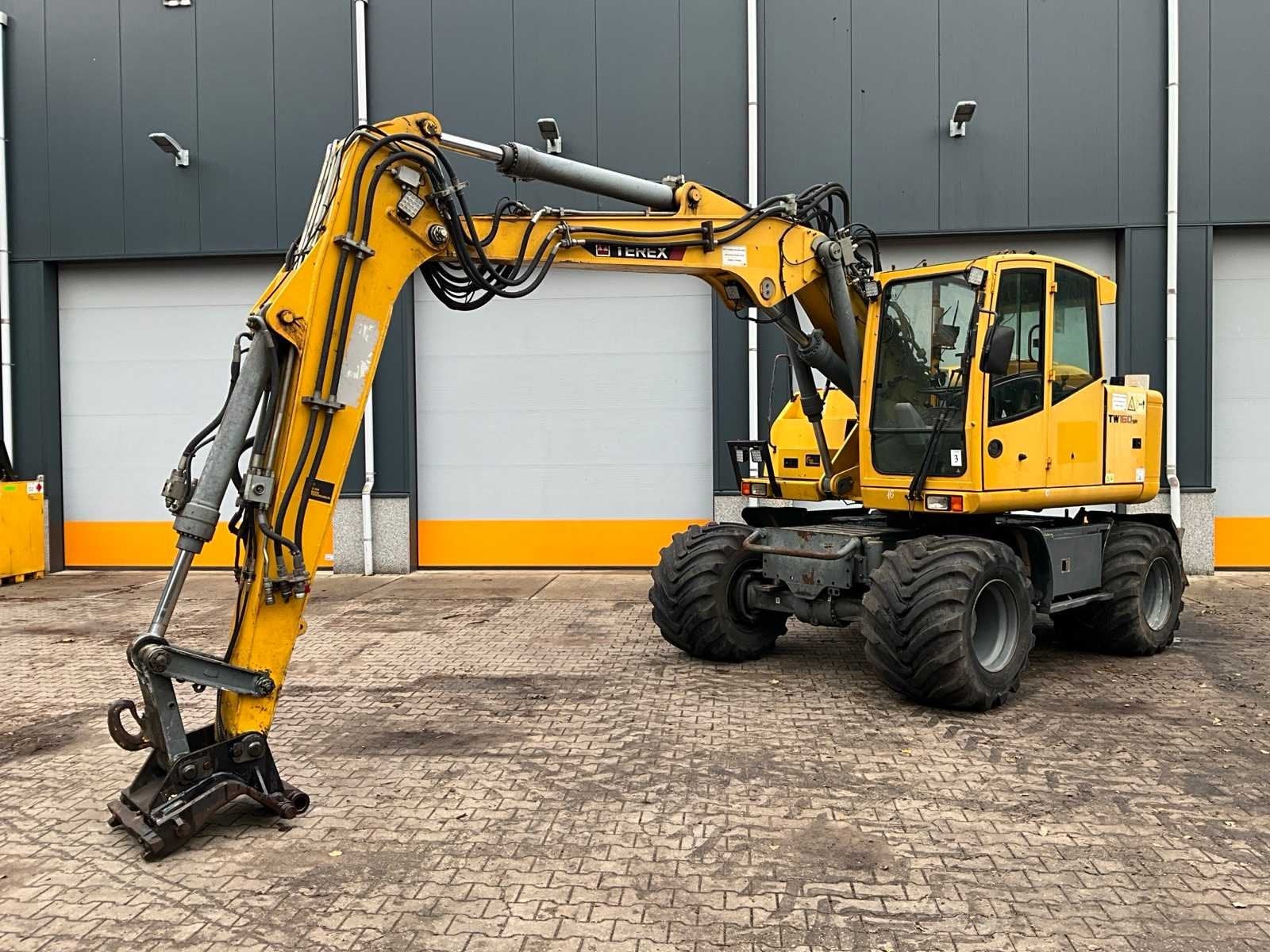 2009 Terex TW160SR Banden graafmachine, Zakelijke goederen, Graafmachine