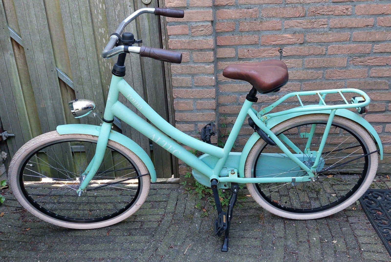 Altec Roma 24 inch kinderfiets - Mintgroen, Fietsen en Brommers, Terugtraprem, Ophalen, Overige merken, Gebruikt