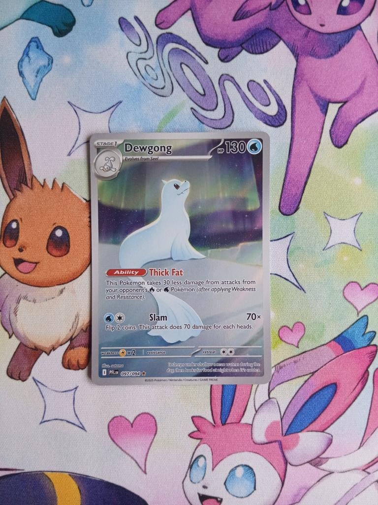 Dewgong #097/094 Pokemon Phantasmal Flames, Verzenden, Nieuw, Losse kaart, Foil