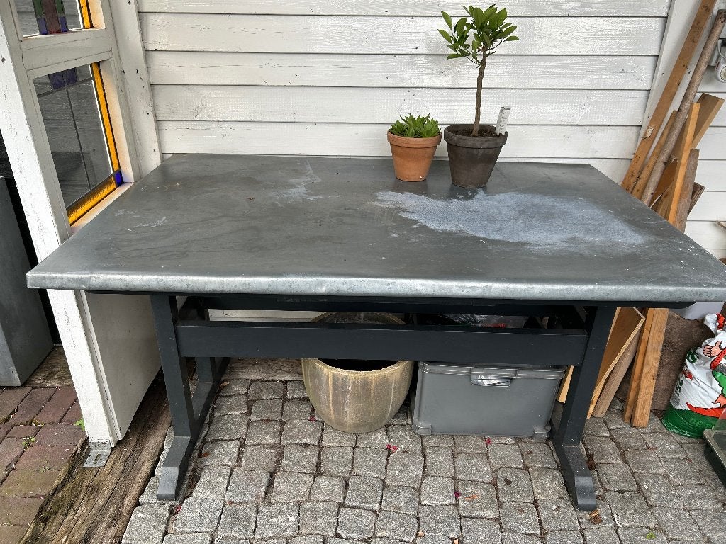 Tuintafel te koop, Ophalen, Gebruikt, Rechthoekig, Hout