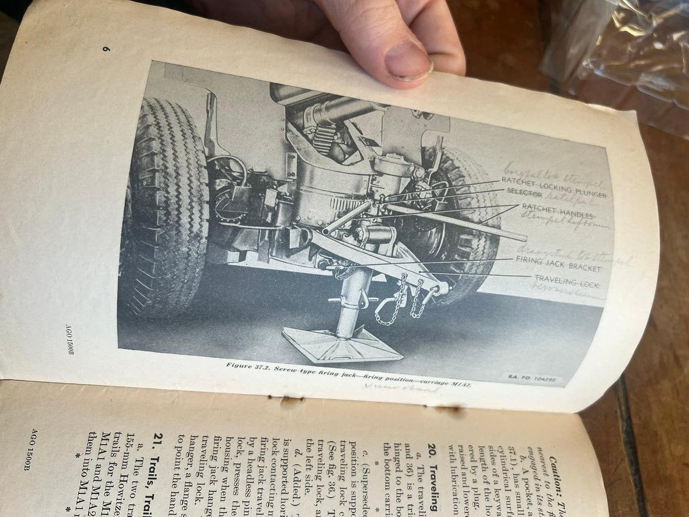 WO2 Korea Amerikaans instructie pamflet 155 mm KL gebruikt, Amerika, Verzenden