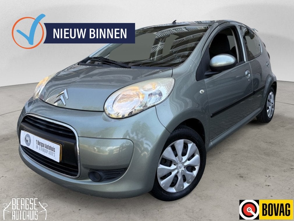 Citroën C1 1.0 12V Ambiance Automaat Elek. Ramen Aux, Automaat, Stof, Gebruikt, Zwart