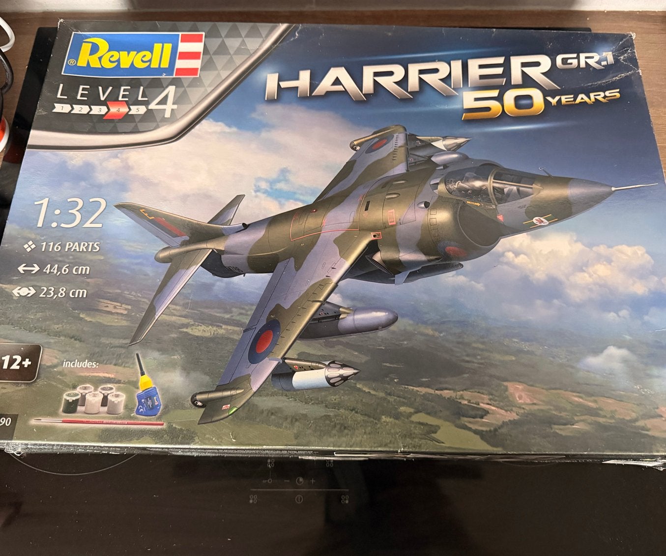 Revell Harrier GR.1 50 Years Modelbouw Vliegtuig 1:32, Hobby en Vrije tijd, Modelbouw | Vliegtuigen en Helikopters, Verzenden