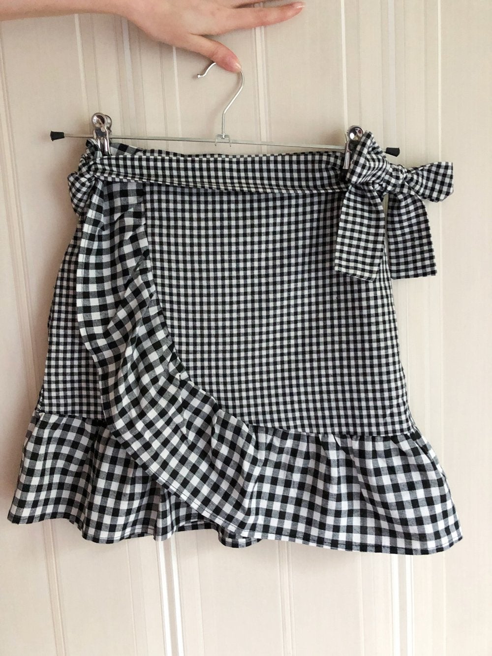 Minirokje met Vichy-ruitpatroon, maat XS, Verzenden, Zo goed als nieuw, Meisje, Jurk of Rok