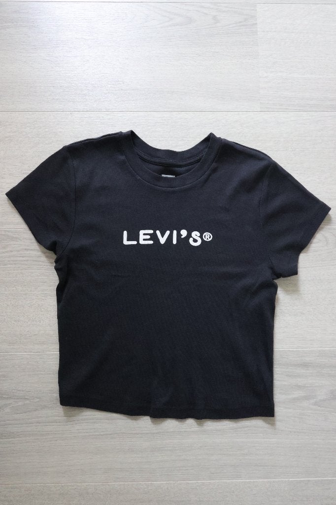 Als nieuw Levi's shirt zwart S, Ophalen, Zwart, Nieuw, Korte mouw