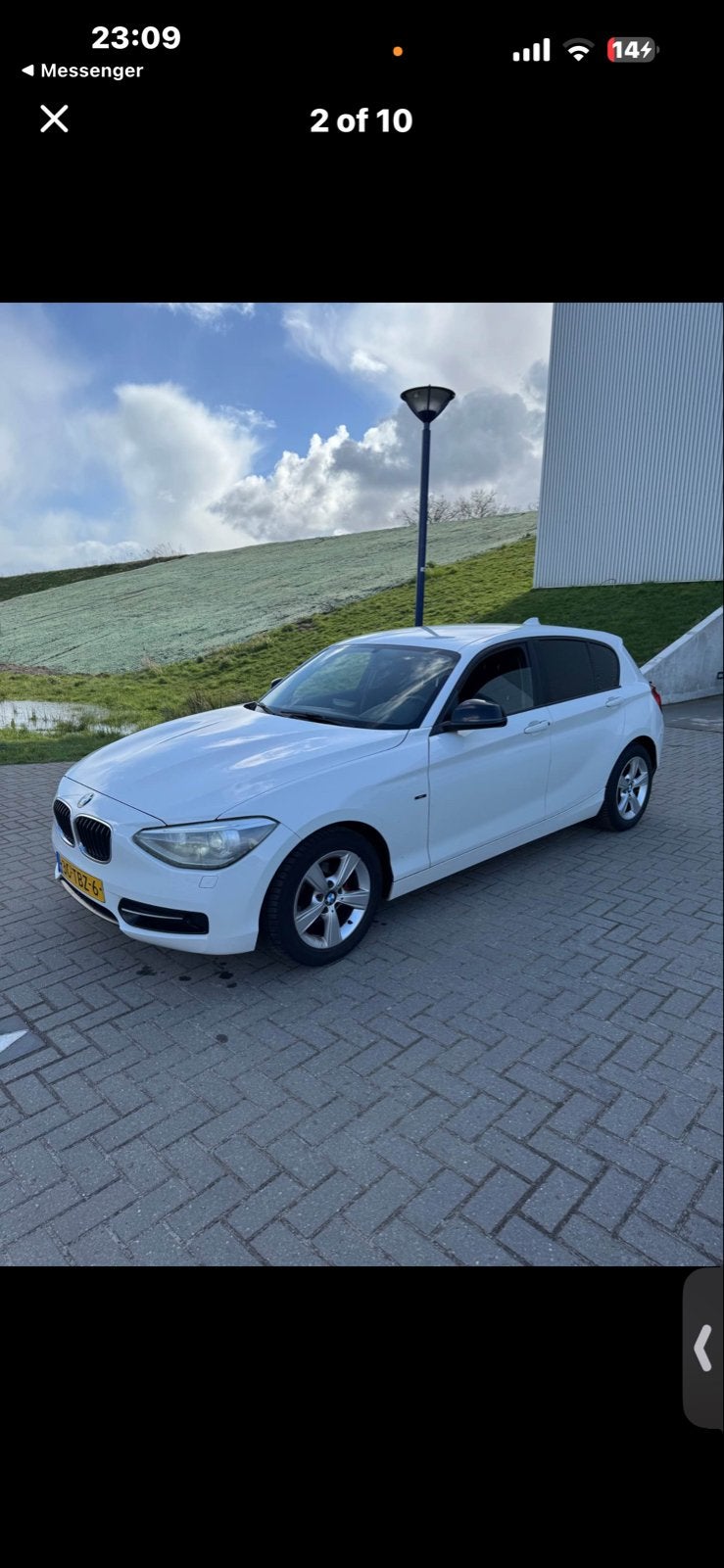 BMW 1-Serie 116I 100KW 5DR 2012 Wit, Auto's, 1-Serie, 4 cilinders, Wit, Origineel Nederlands