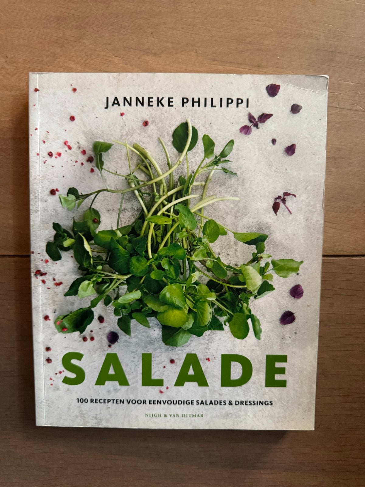 Salade kookboek - Janneke Philippi - 100 recepten, Ophalen of Verzenden, Zo goed als nieuw