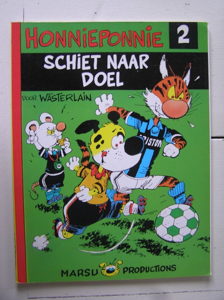 Honnie Ponnie. 2. Schiet naar doel., Eén stripboek, Ophalen of Verzenden, Gelezen
