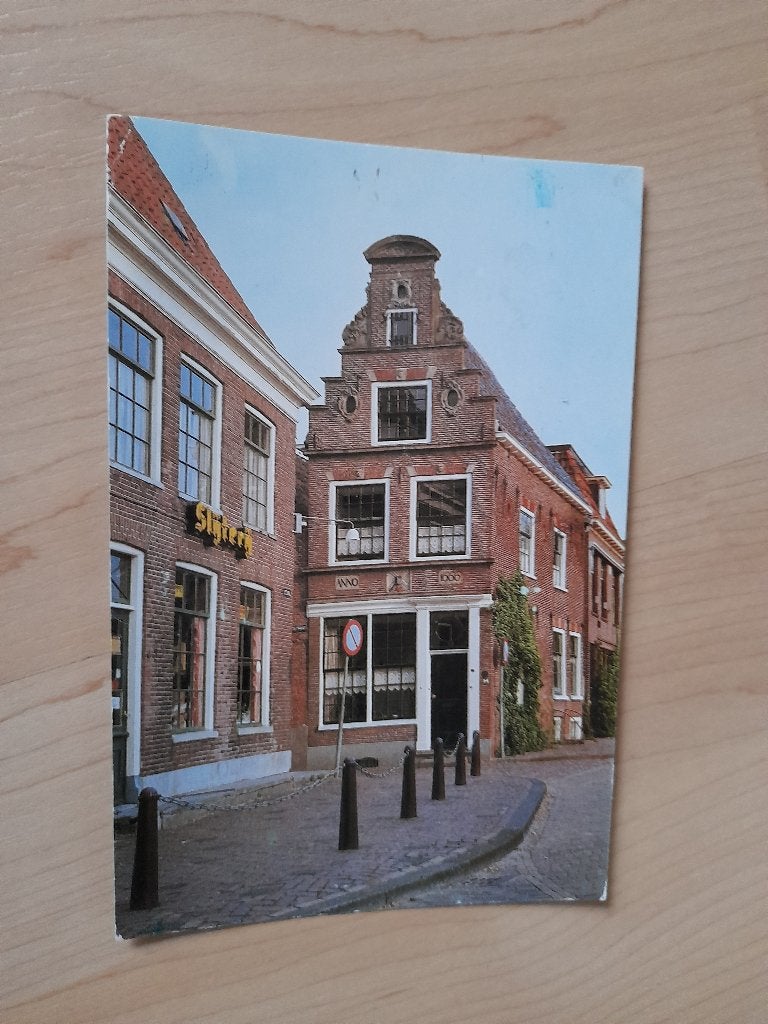 Beschreven ANSICHTKAART  BLOKZIJL  met postzegel, Verzamelen, Ophalen of Verzenden, 1980 tot heden, Gelopen, Overijssel