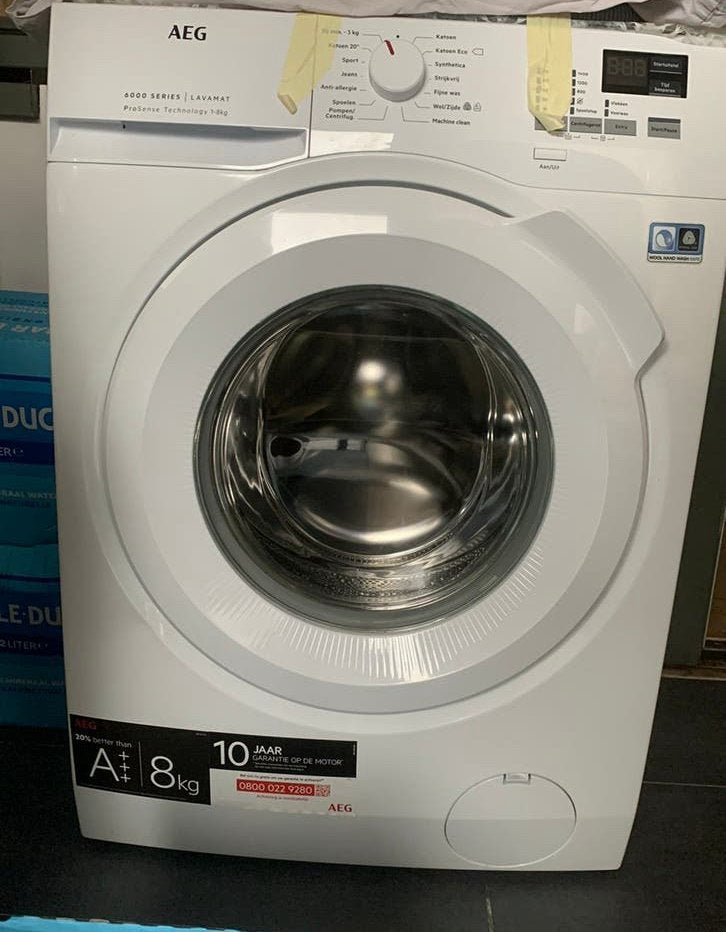 NETTE AEG wasmachine Lavamat 6000 serie Rijswijk-DenHaag, Ophalen, Zo goed als nieuw, 85 tot 90 cm, Energieklasse A of zuiniger