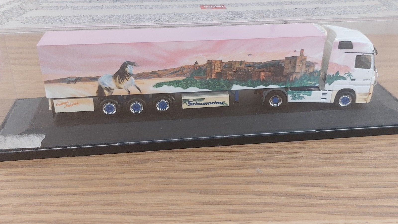 Herpa Mercedes Actros LH Eurokühlkoffersattelzug Schumacher, Verzenden