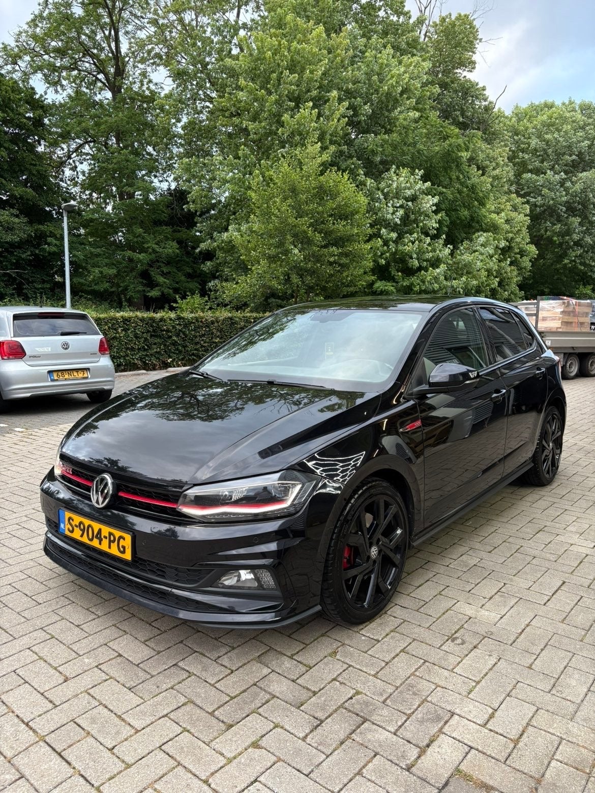 Polo GTI 265PK PANO FULL OPTION 2020, Auto's, Zwart, 4 cilinders, 1984 cc, Alcantara
