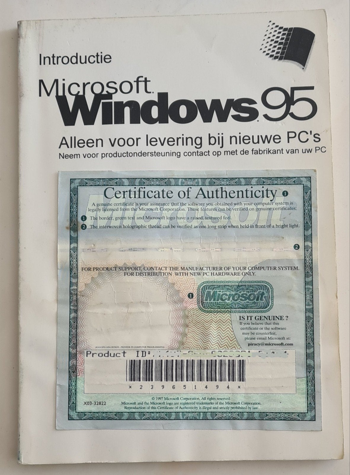 Microsoft Windows 95 Introductie, Ophalen of Verzenden, Gebruikt, Windows