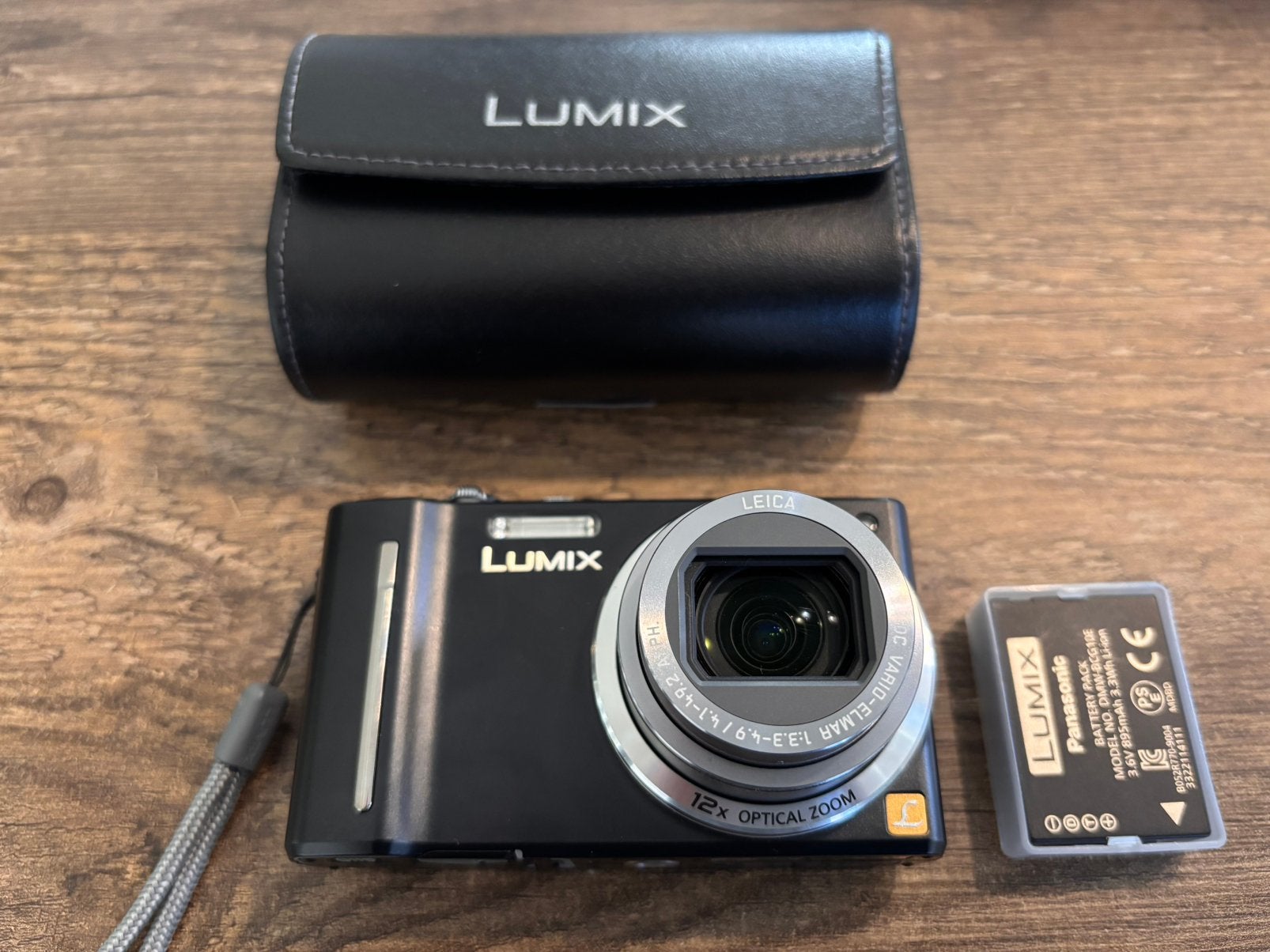 Panasonic Lumix DMC-TZ8 zgan met extra’s, Panasonic, 12 megapixels, Accu, Ophalen of Verzenden