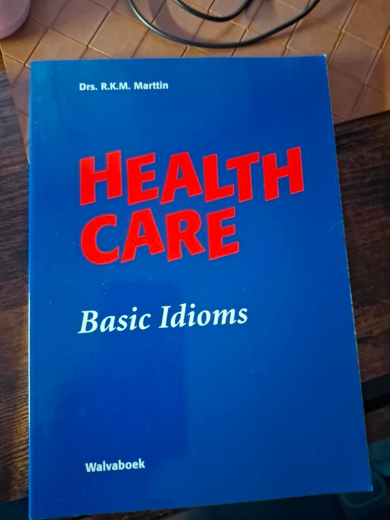 Healthcare Basic Idioms Boek - Zo goed als nieuw, Ophalen of Verzenden, Zo goed als nieuw, HBO, Drs. R.K.M. Marttin