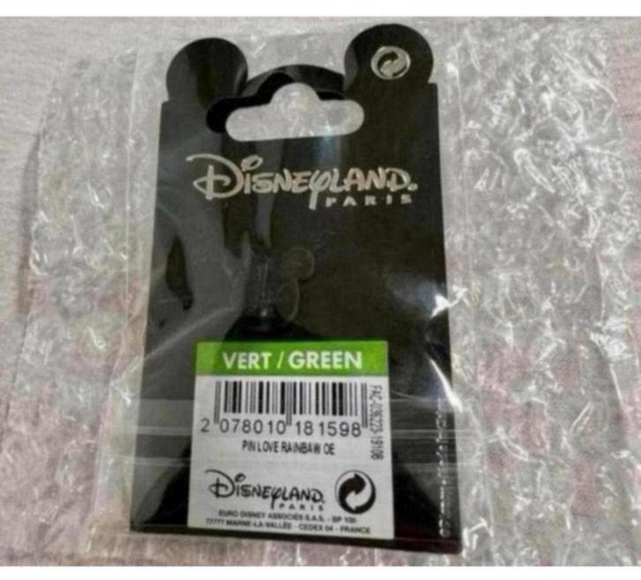 DLP Rainbow Love Mickey Mouse LGBT - Disneyland Paris Disney, Nieuw, Ophalen of Verzenden, H, H