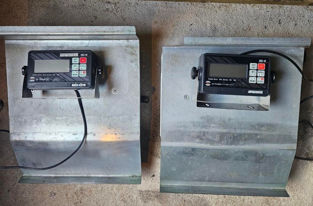 2x Ridder Hertog ARCI-40 Weegschalen - Gebruikt, Ophalen, Gebruikt